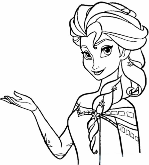 Kids-n-fun.com | 17 coloring pages of Frozen Anna and Elsa